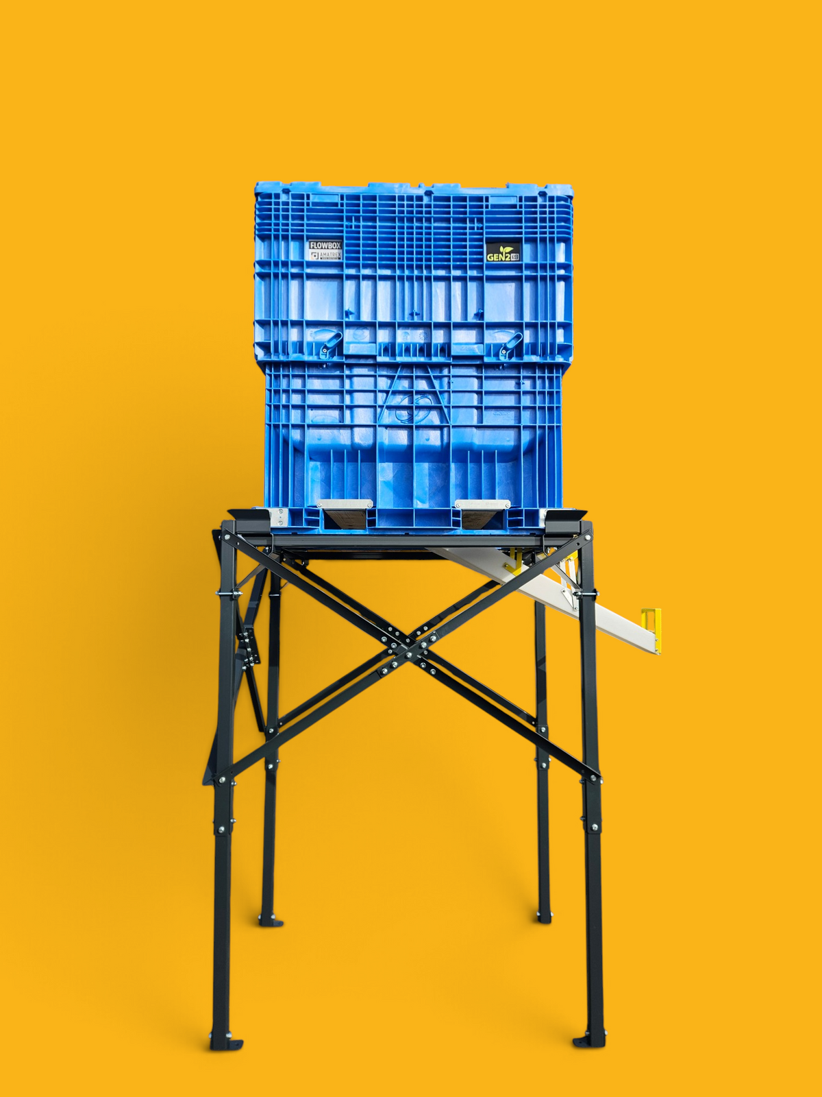 FlowBox met losstation voor recyclingindustrie