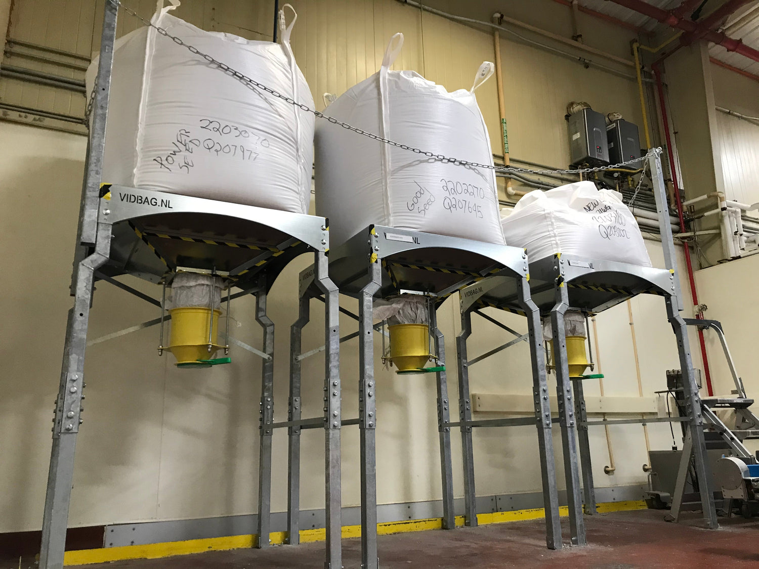 Losstations op maat voor industriële bakkerij in de USA