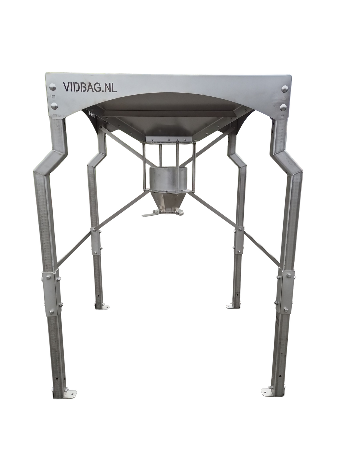 Modulo SP® RVS bigbag losstation; trechter