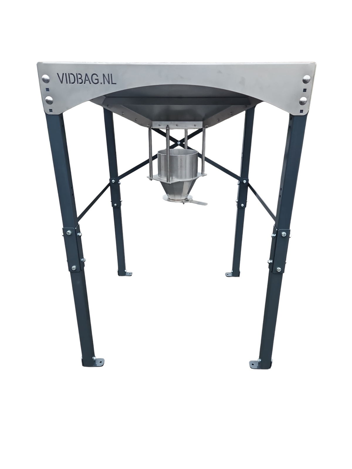 Modulo SP® RVS bigbag losstation; trechter