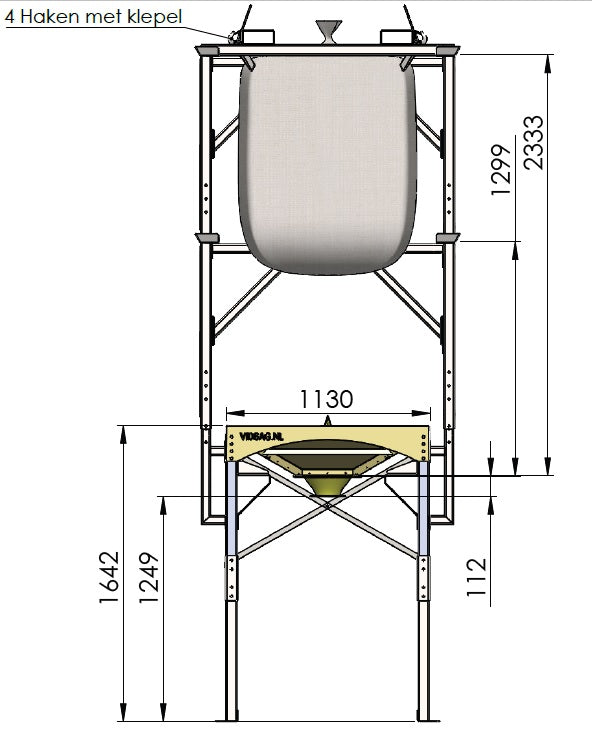 Modulo HI® bigbag losstation; spies