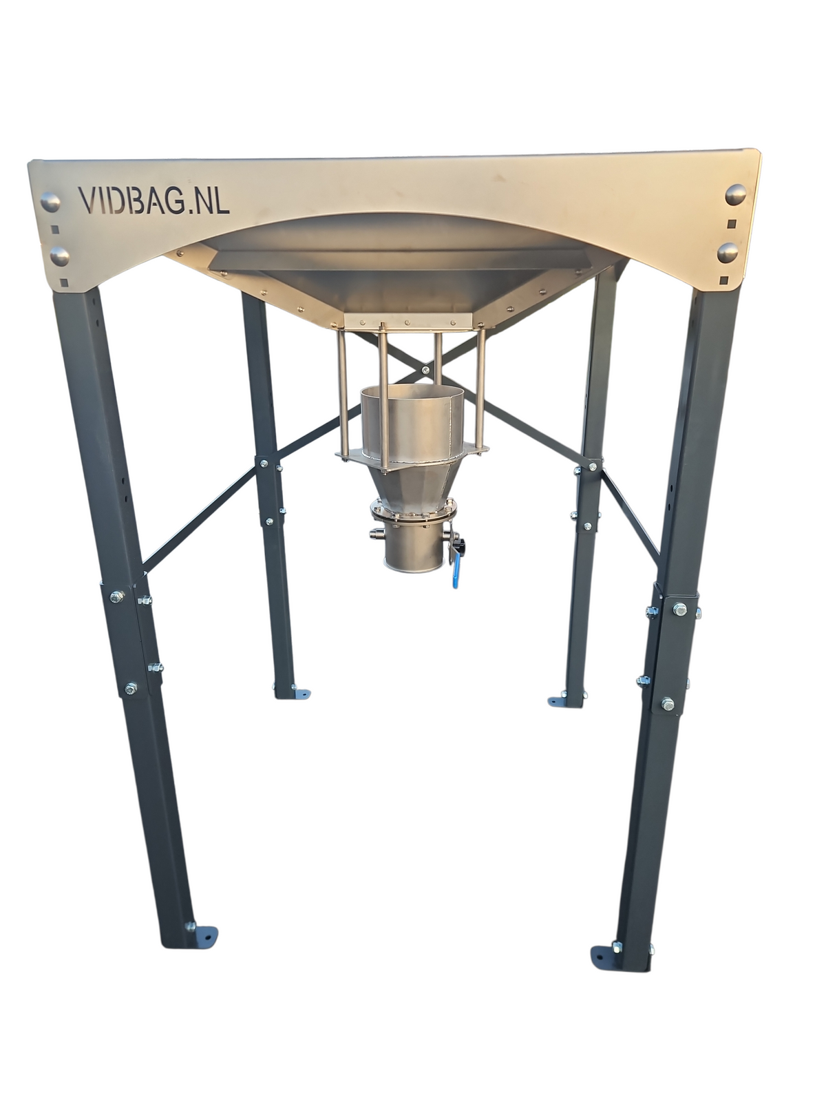 Modulo SP® RVS bigbag losstation; trechter